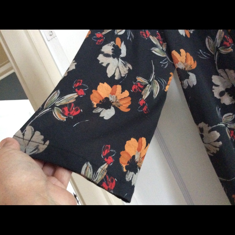 GU floral ladybug kimono robe style long cardigan. - Picture 11 of 15